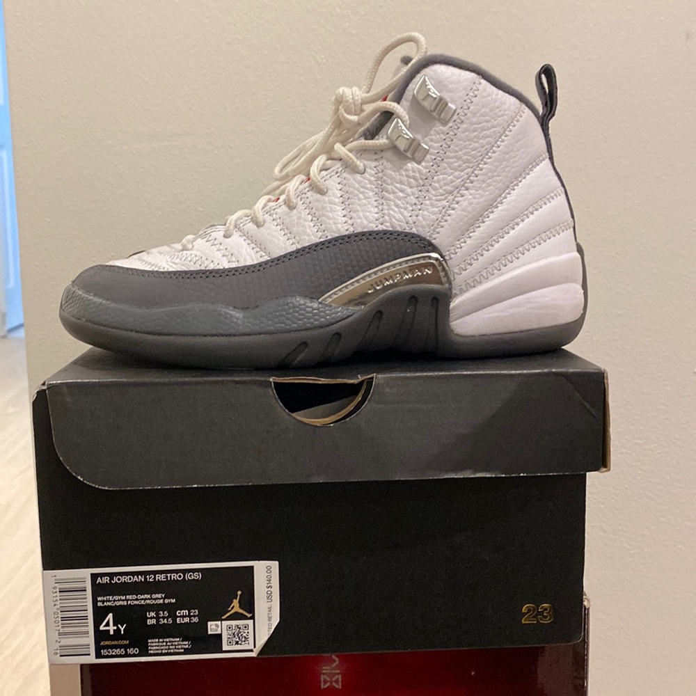 Nike Jordan Retro 12 white/gym red/grey
